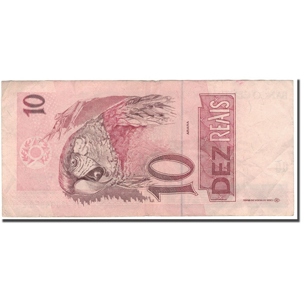 Banknote, Brazil, 10 Reais, KM:245Ab, VF(30-35)