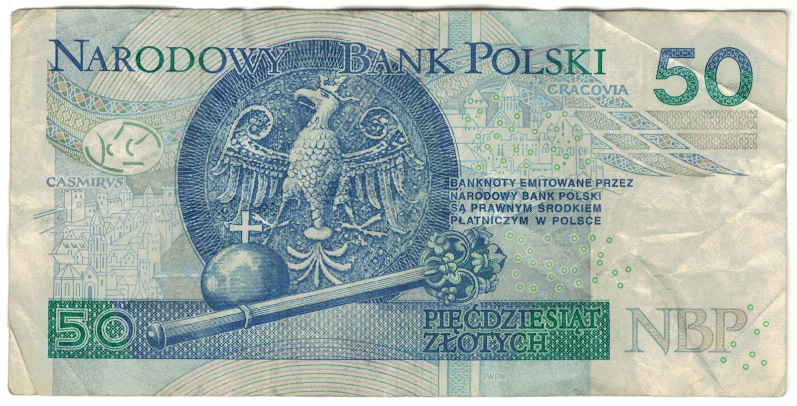 Banknote, Poland, 50 Zlotych, 2012, VF(30-35)