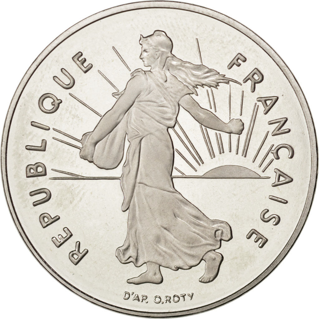 FRANCE, Semeuse, 5 Francs, 1993, Paris, KM #926a.2, MS(65-70), Nickel Clad...