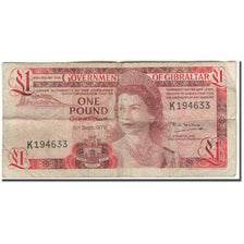 Banknote, Gibraltar, 1 Pound, 1979-09-15, KM:20b, F(12-15)