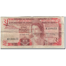 Geldschein, Gibraltar, 1 Pound, 1979-09-15, KM:20b, SGE+