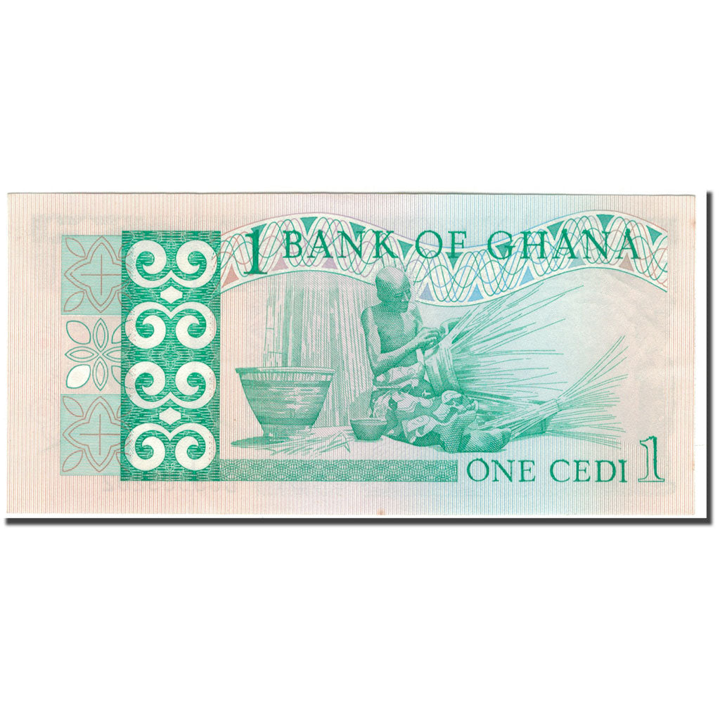 Nota, Gana, 1 Cedi, 1982-03-06, KM:17b, UNC(65-70)