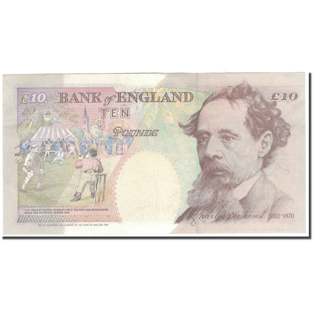 Banconote, Gran Bretagna, 10 Pounds, 1993, KM:386a, SPL