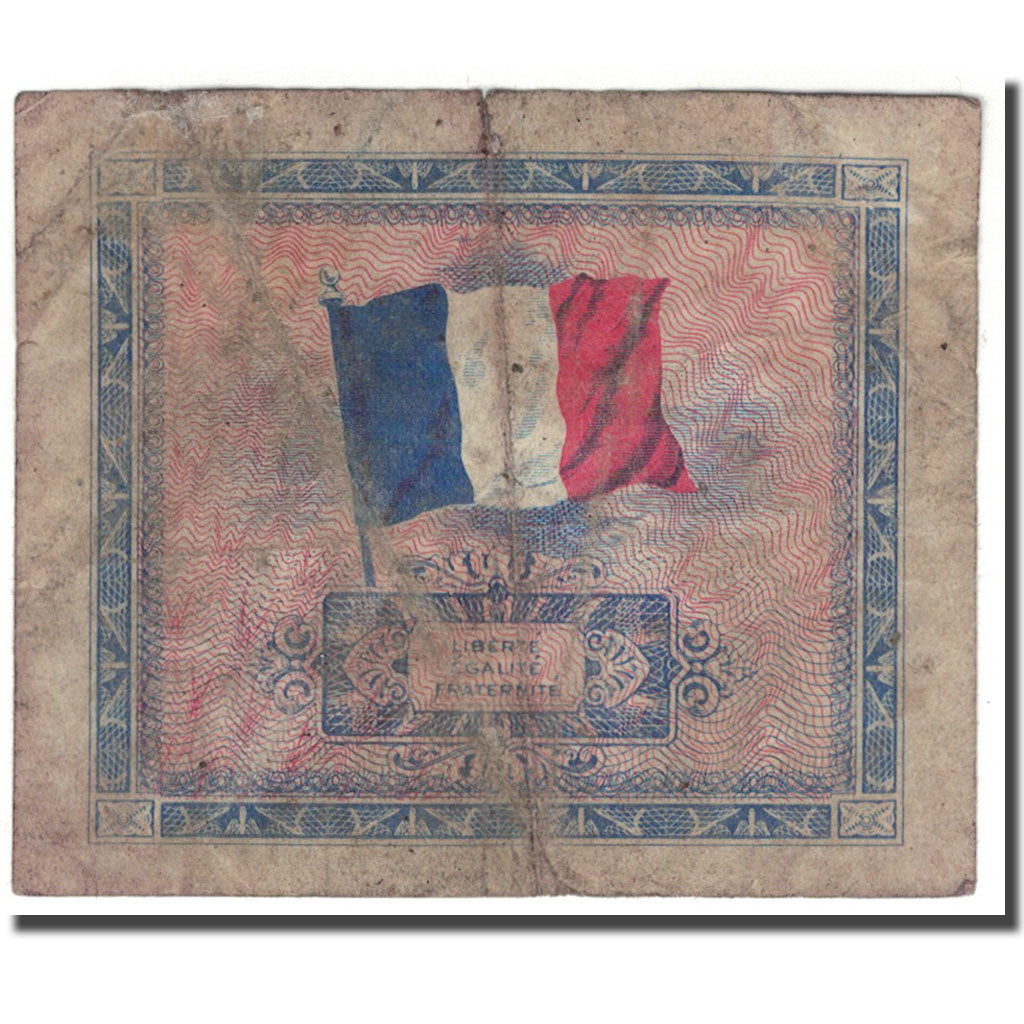 Frankreich, 2 Francs, Flag/France, 1944, SGE, Fayette:16.01, KM:114a