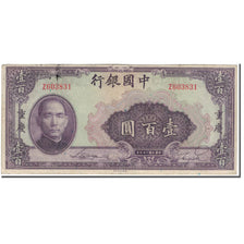 Biljet, China, 100 Yüan, 1940, KM:88b, TB+