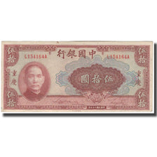 Billet, Chine, 50 Yuan, 1940, KM:87c, TTB