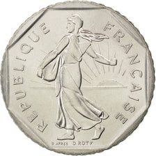 FRANCE, Semeuse, 2 Francs, 1983, KM #942.1, MS(65-70), Nickel, 26.5, Gadoury...