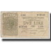 Geldschein, Italien, 2 Lire, KM:30a, S