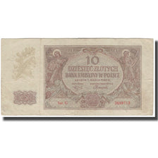 Banknote, Poland, 10 Zlotych, 1940-03-01, KM:94, VF(30-35)