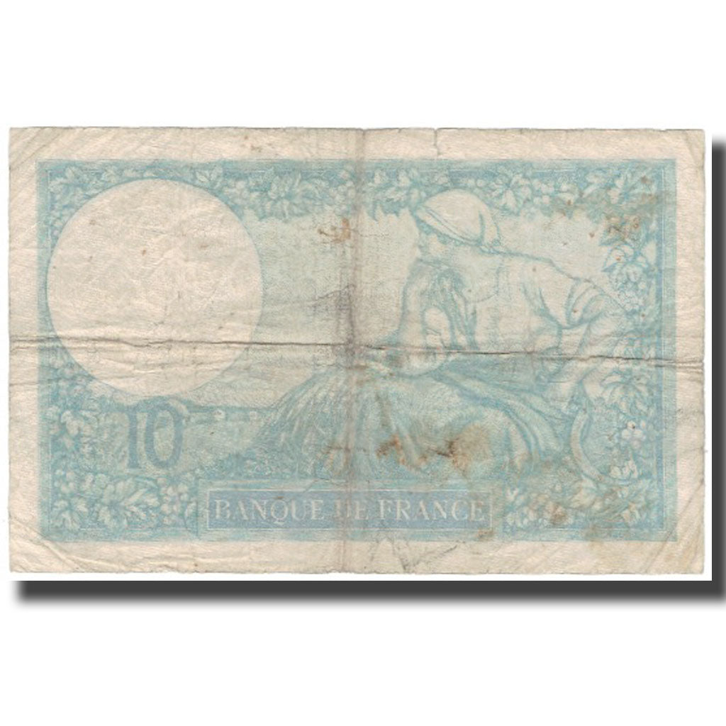 France, 10 Francs, Minerve, 1939-08-17, F(12-15), Fayette:7.5, KM:84