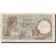 Francia, 100 Francs, Sully, 1941-12-04, BC, Fayette:26.62, KM:94