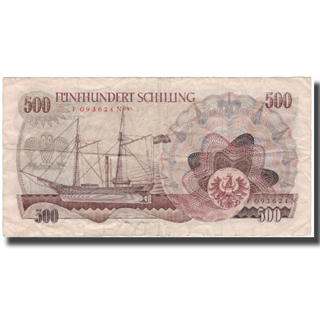 Banknote, Austria, 500 Schilling, 1965-07-01, KM:139a, VF(20-25)