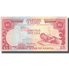 Nota, Samoa Ocidental, 5 Tala, KM:26, UNC(65-70)