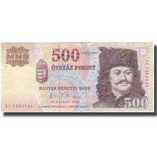 Banknot, Węgry, 500 Forint, 2006, KM:194, UNC(65-70)