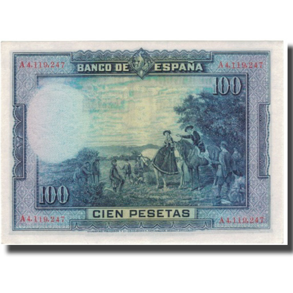 Banknote, Spain, 100 Pesetas, 1928-08-15, KM:76a, AU(55-58)