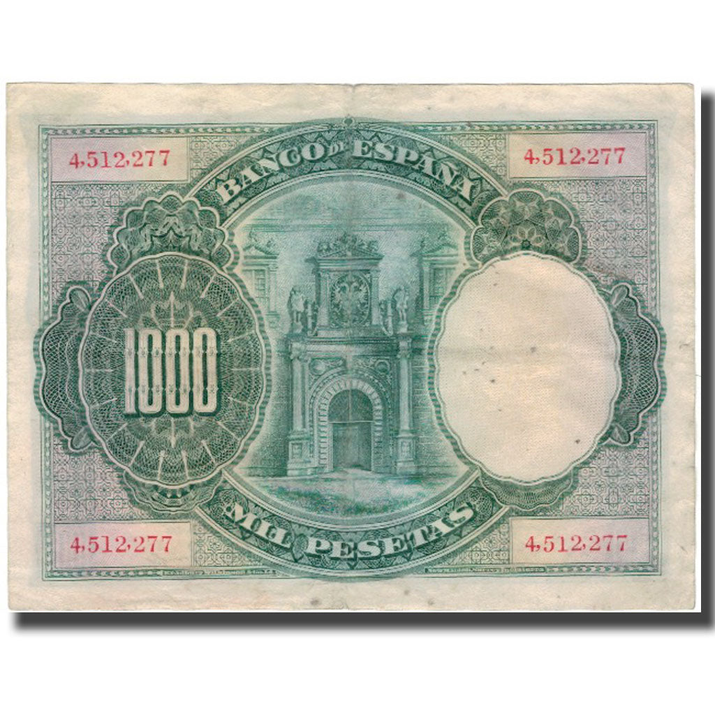 Banknote, Spain, 1000 Pesetas, 1925-07-01, KM:70a, VF(20-25)