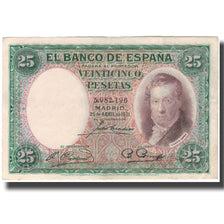 Banknote, Spain, 25 Pesetas, 1931-04-25, KM:81, EF(40-45)