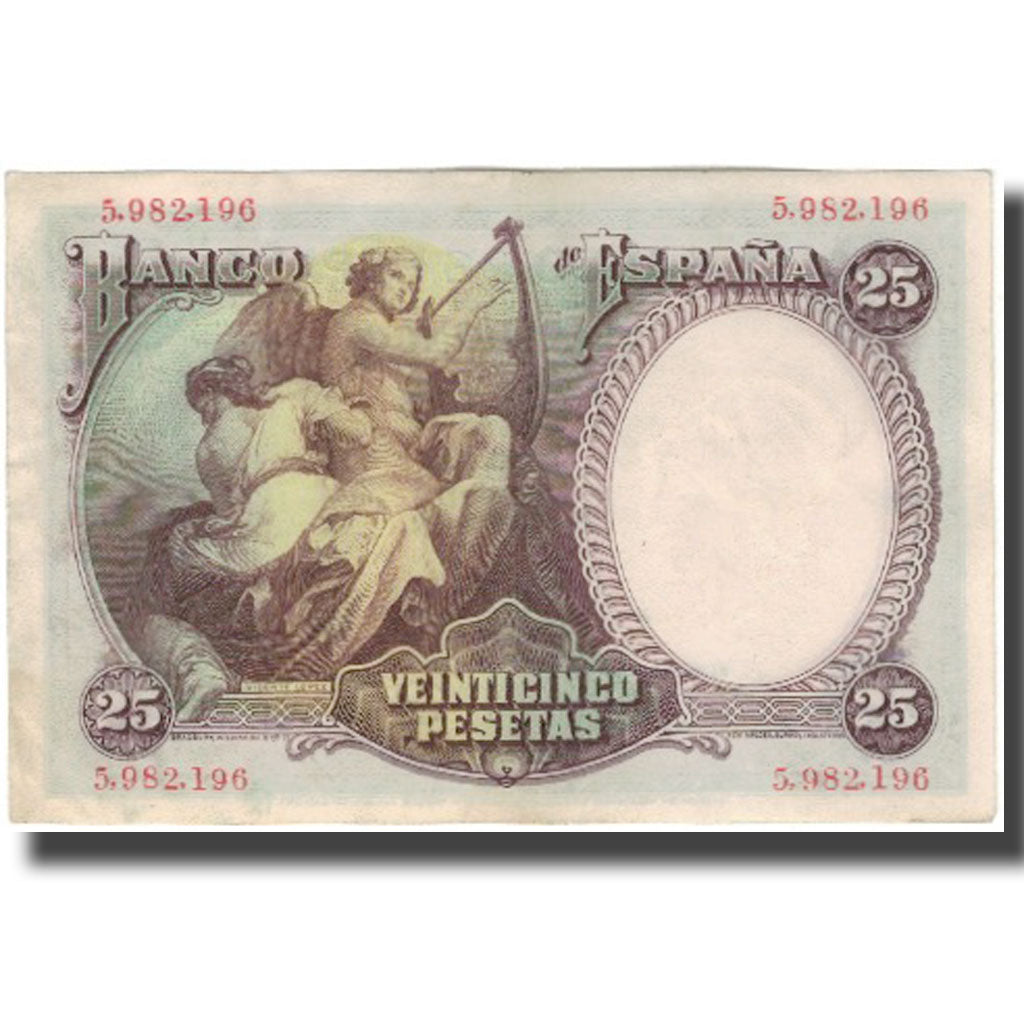 Banknote, Spain, 25 Pesetas, 1931-04-25, KM:81, EF(40-45)