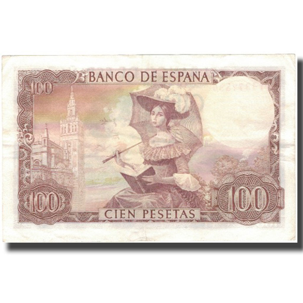Banknote, Spain, 100 Pesetas, 1965-11-19, KM:150, VF(20-25)