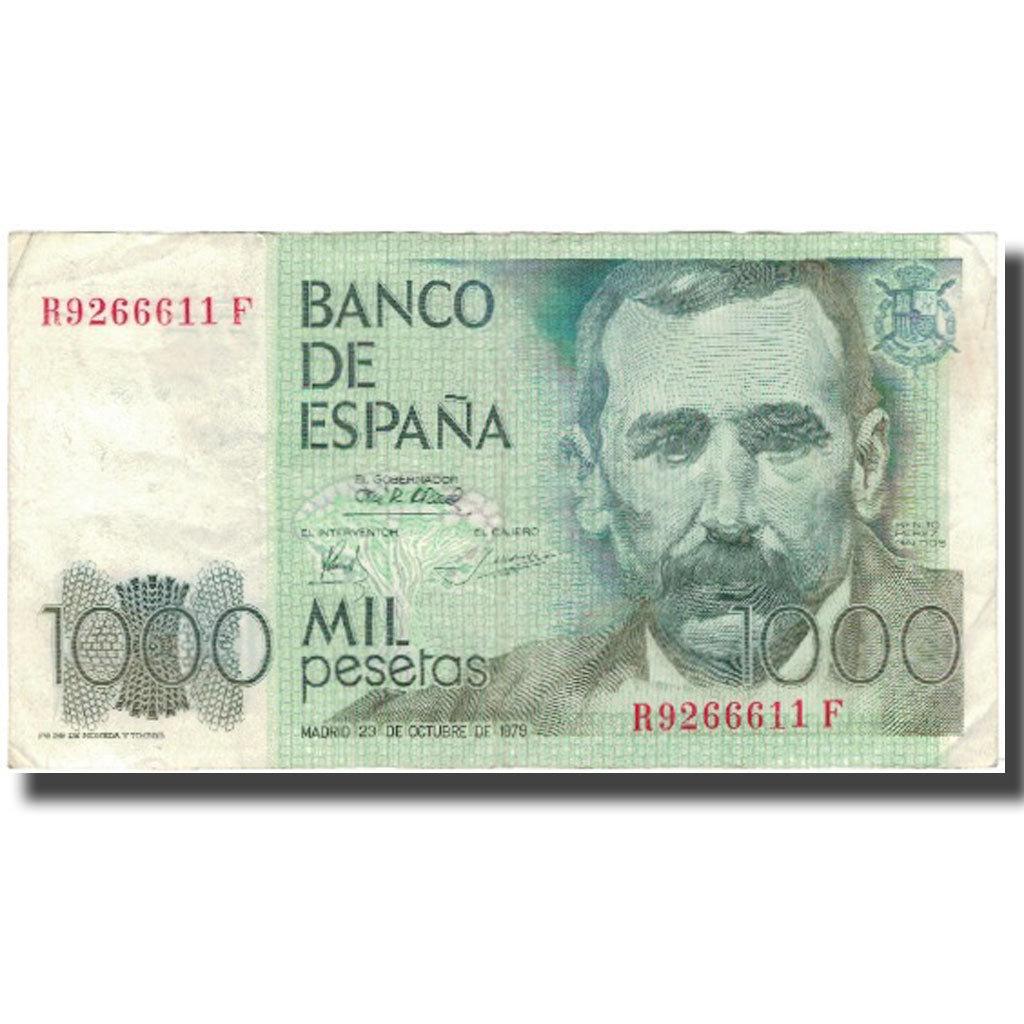 Banknote, Spain, 1000 Pesetas, 1979-10-23, KM:158, VF(20-25)