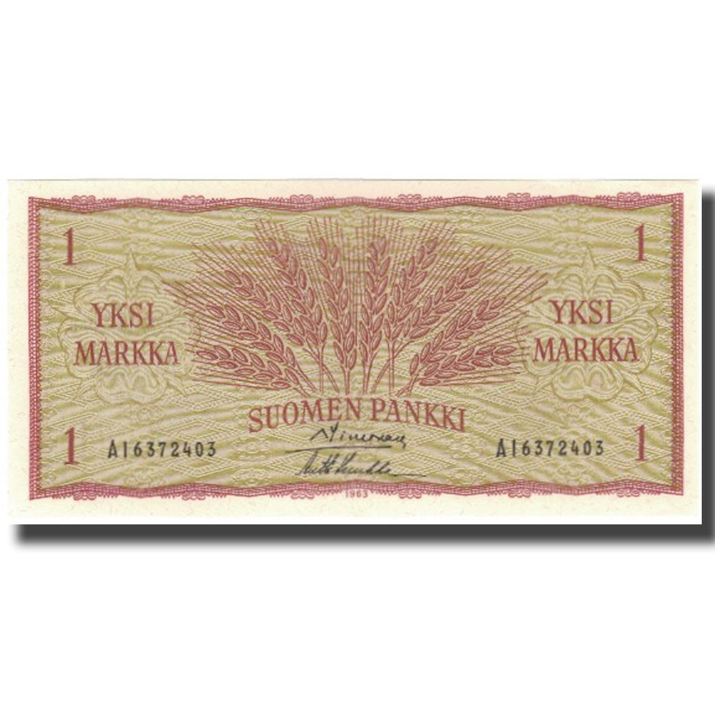 Banknote, Finland, 1 Markka, KM:98a, UNC(65-70)