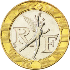 FRANCE, Génie, 10 Francs, 2001, KM #964.2, MS(65-70), Aluminum-Bronze, 23, G...