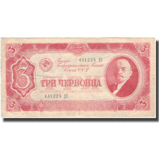 Banconote, Russia, 3 Chervontsa, 1937, KM:203a, MB+