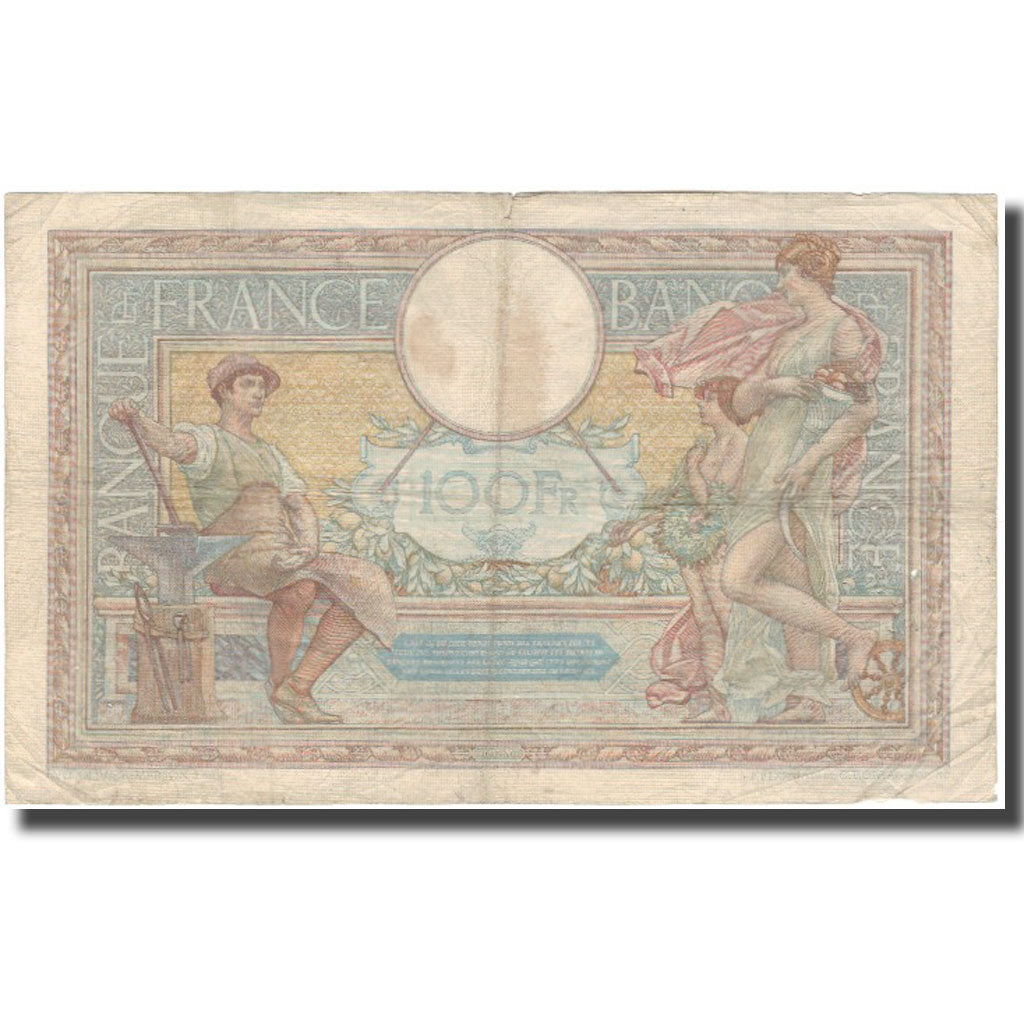 France, 100 Francs, Luc Olivier Merson, 1938-02-24, TB, Fayette:25.12, KM:86b