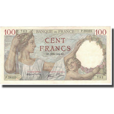 France, 100 Francs, Sully, 1942-02-12, AU(55-58), Fayette:26.66, KM:94