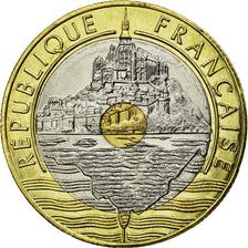 Monnaie, France, Mont Saint Michel, 20 Francs, 1994, FDC, Tri-Metallic