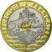 Coin, France, Mont Saint Michel, 20 Francs, 1994, MS(65-70), Tri-Metallic