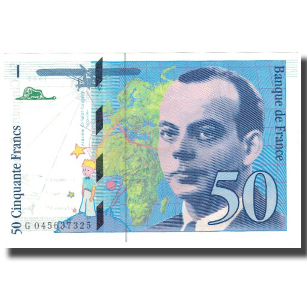 Francia, 50 Francs, St Exupéry, 1997, UNC, Fayette:73.4, KM:157Ad