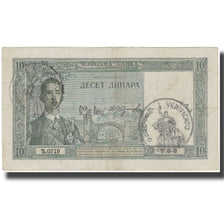 Banknote, Yugoslavia, 10 Dinara, KM:35Ba, VF(30-35)