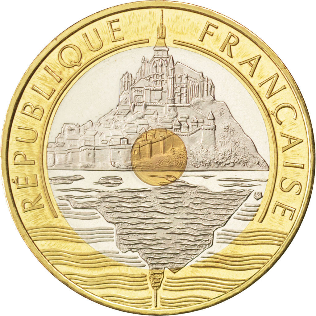 Vème République, 20 Francs Mont Saint-Michel qualité Belle Epreuve 2001, KM 1008