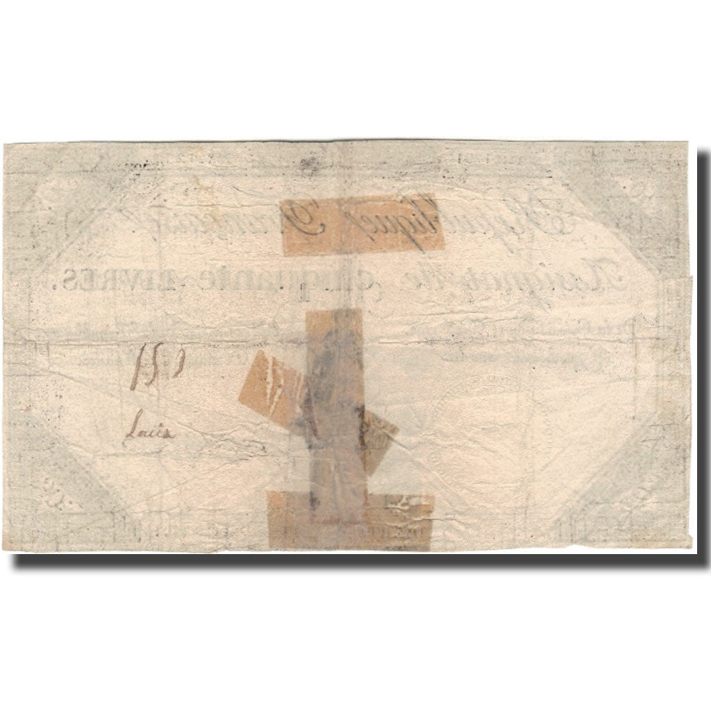 France, 50 Livres, 1792, 1792-12-14, VG(8-10), KM:A72