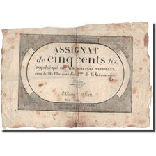 France, 500 Livres, MaugÃ©, B+, KM:A77