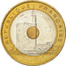 FRANCE, Jeux Méditerranéens, 20 Francs, 1993, KM #1016, MS(65-70), Tri-Metallic,