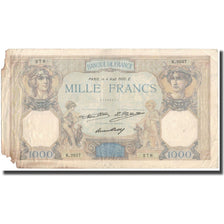 Francia, 1000 Francs, Cérès et Mercure, 1932-08-04, B, Fayette:37.7, KM:79b