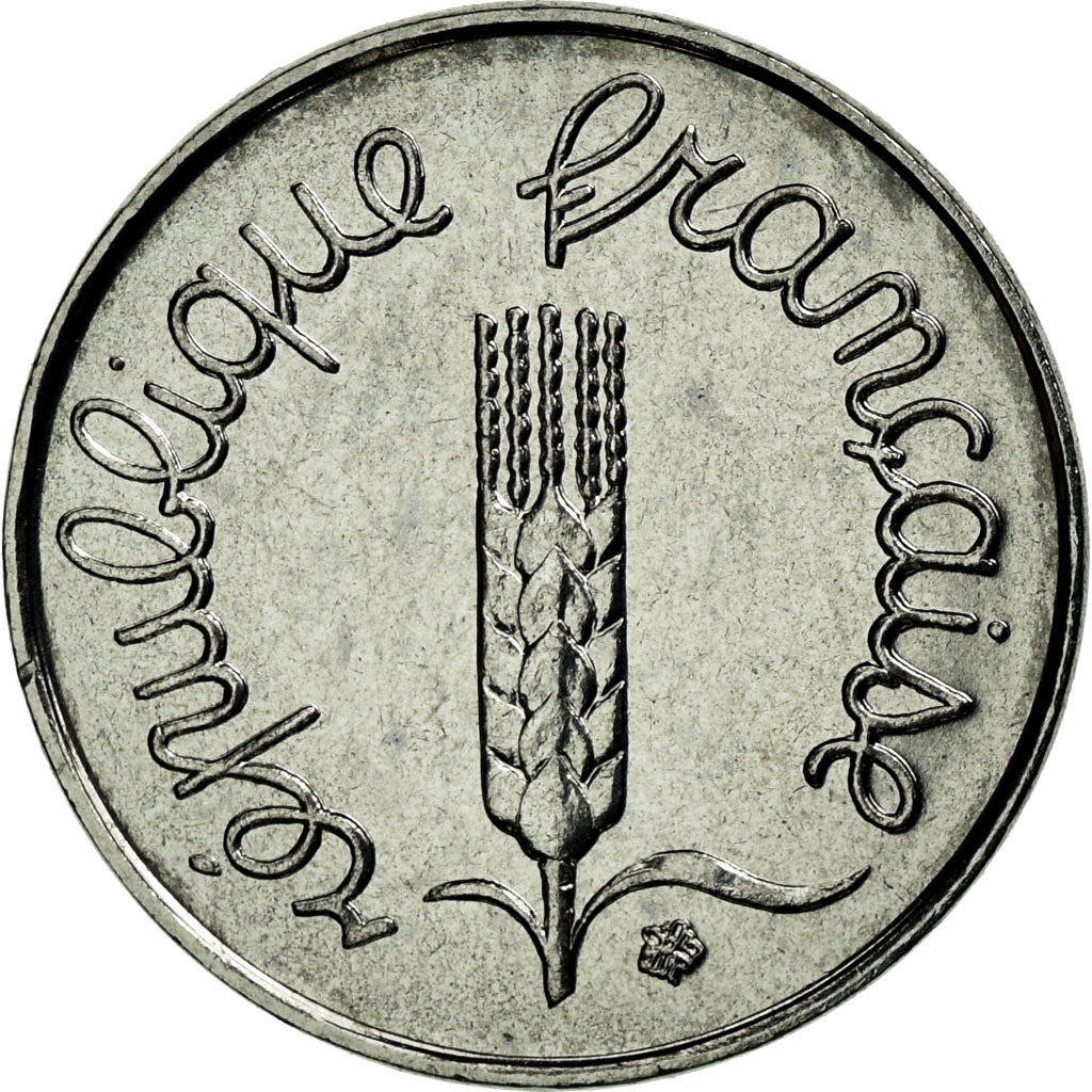 Coin, France, Épi, Centime, 1993, MS(65-70), Stainless Steel, KM:928