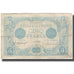 France, 5 Francs, Bleu, 1916, VF(20-25), Fayette:2.37, KM:70