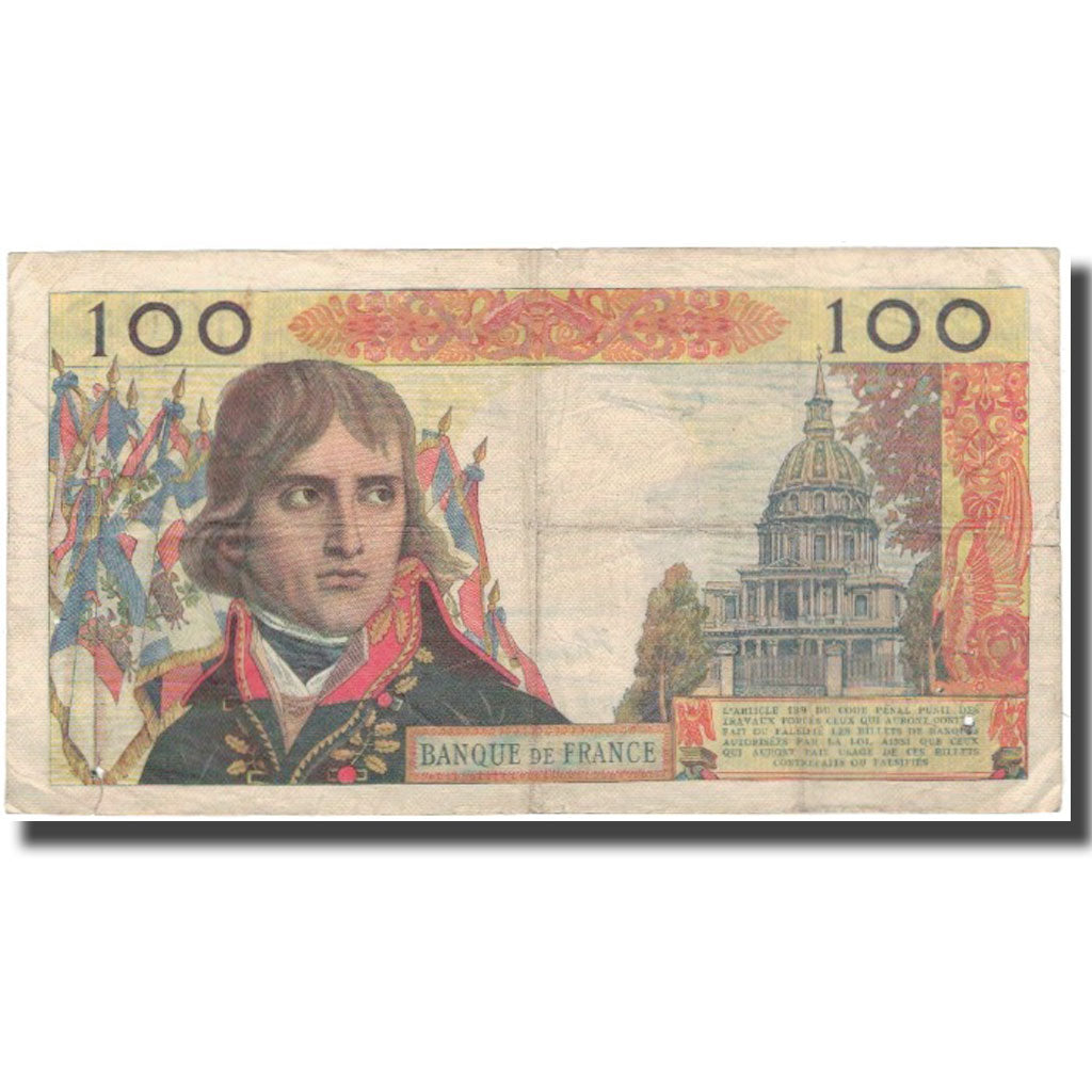 France, 100 Nouveaux Francs, Bonaparte, 1960-09-01, F(12-15), Fayette:59.7