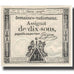France, 10 Sous, 1792, Guyon, 1792-10-24, UNC(60-62), KM:A64a