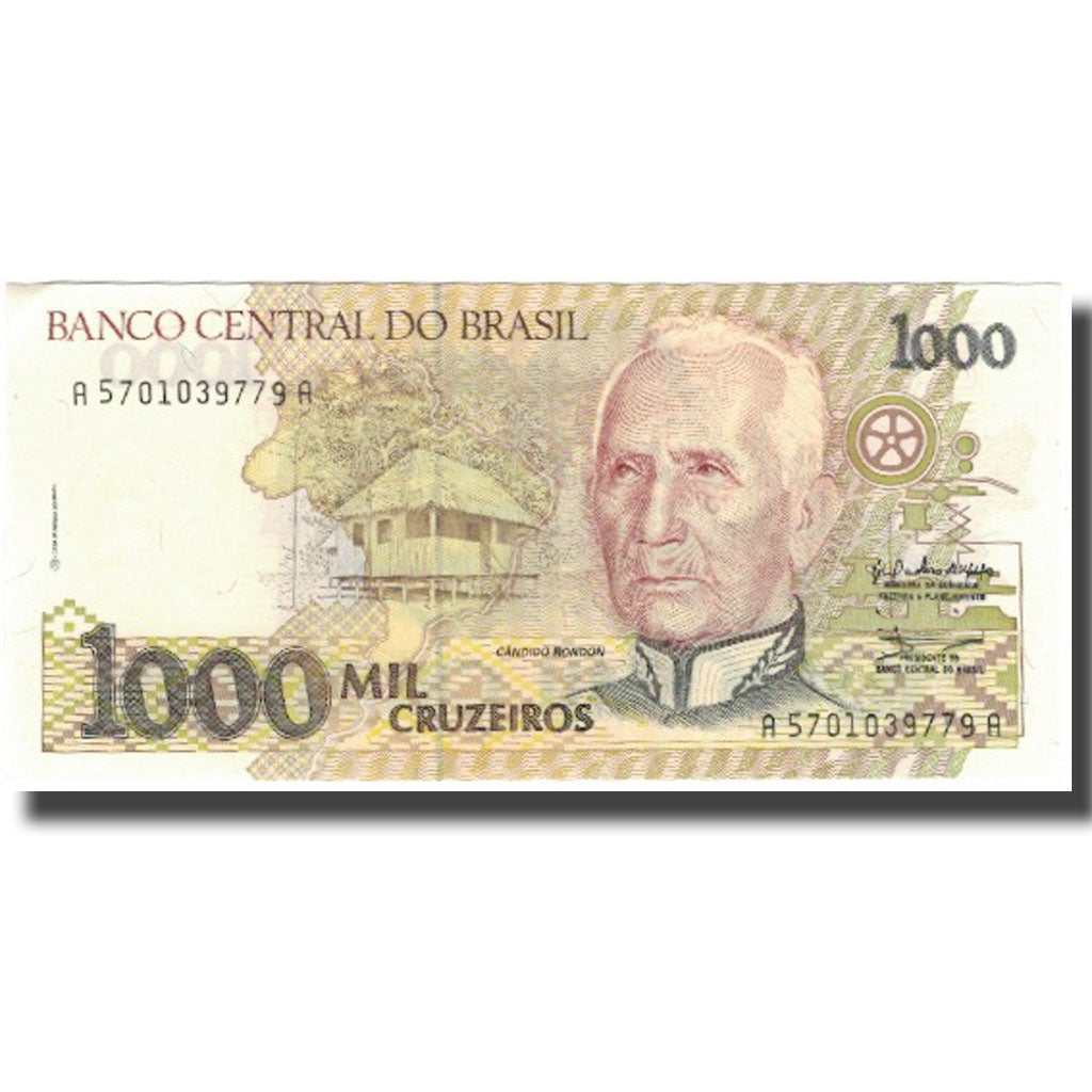 Banconote, Brasile, 1000 Cruzeiros, KM:231b, SPL