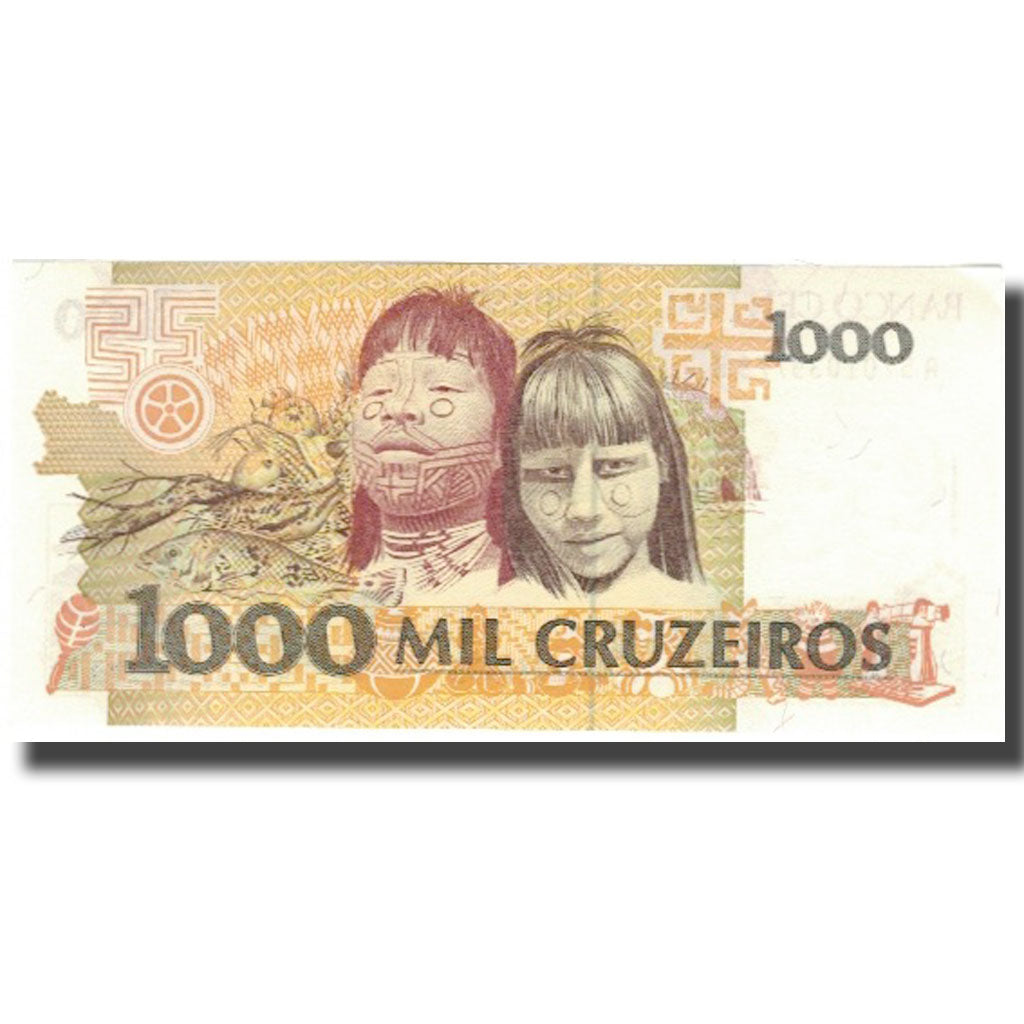 Banconote, Brasile, 1000 Cruzeiros, KM:231b, SPL