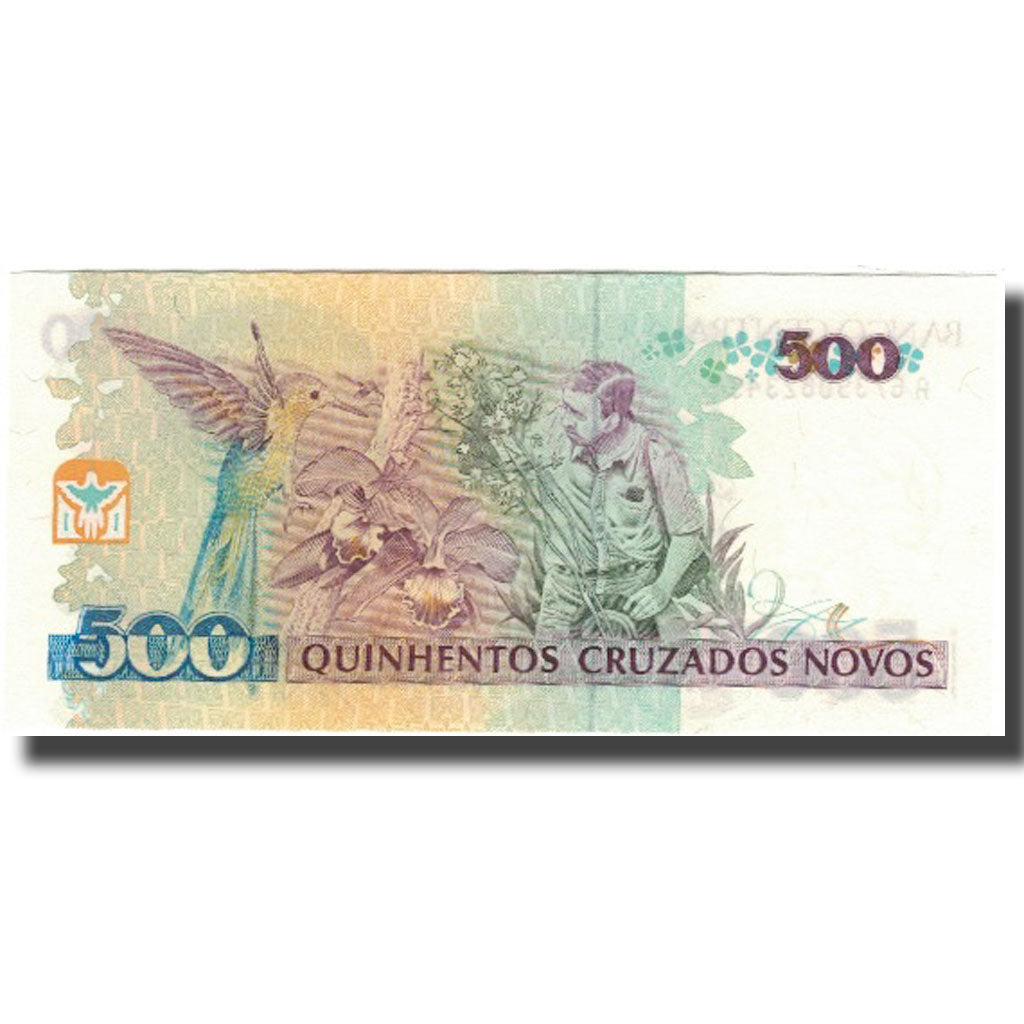 Banknote, Brazil, 500 Cruzeiros on 500 Cruzados Novos, KM:226b, UNC(65-70)