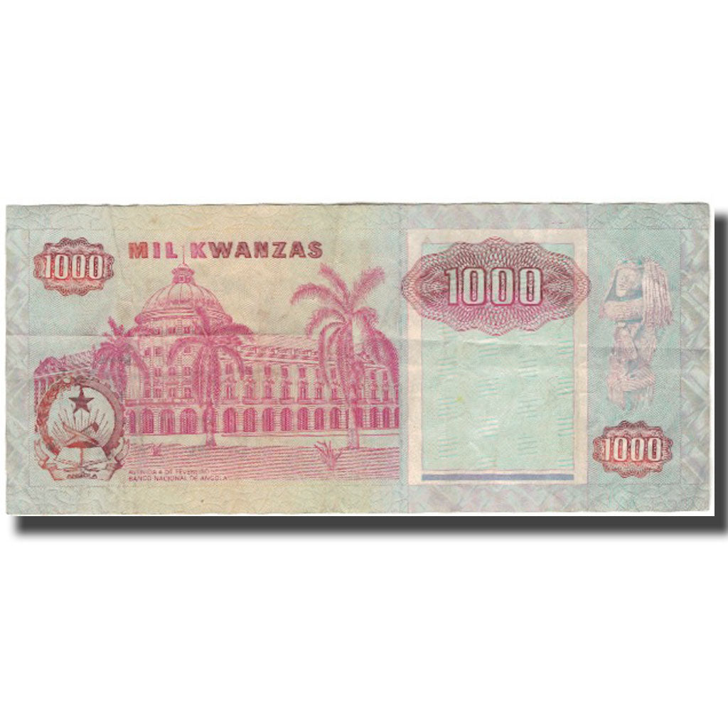 Banknote, Angola, 1000 Kwanzas, 1991-02-04, KM:129b, VF(20-25)
