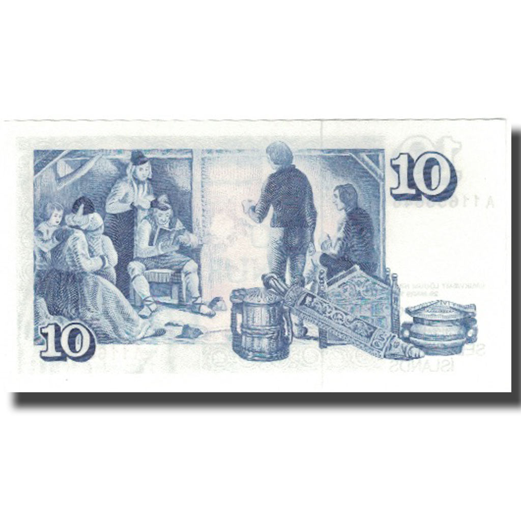 Banknote, Iceland, 10 Kronur, 1961-03-29, KM:48a, UNC(65-70)
