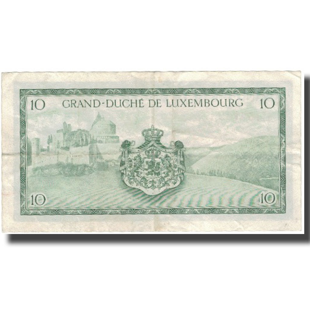 Billete, 10 Francs, Luxemburgo, KM:48a, BC+
