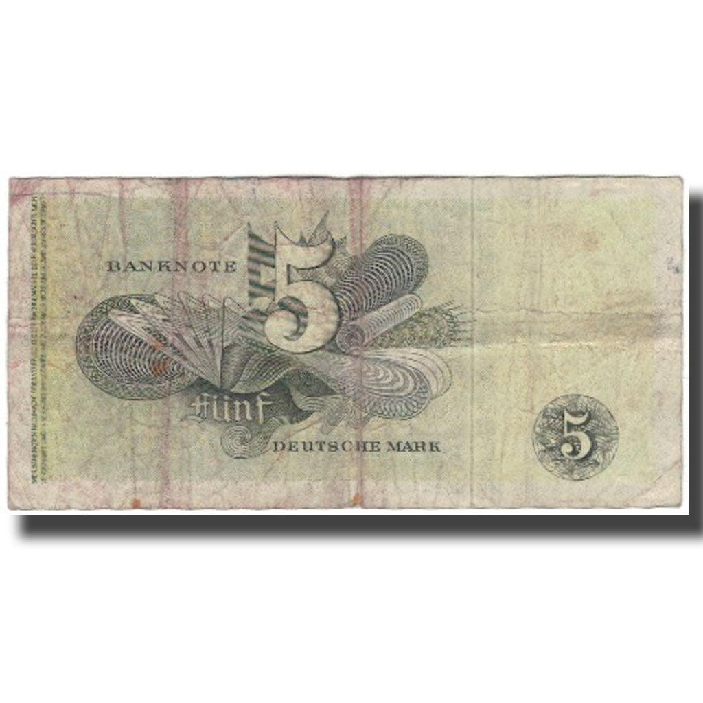 Banknote, GERMANY - FEDERAL REPUBLIC, 5 Deutsche Mark, 1948-12-09, KM:13i