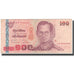 Banknote, Thailand, 100 Baht, KM:114, VF(20-25)
